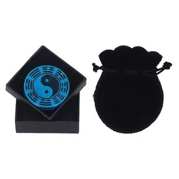 СДВГ толкающий слайдер игрушка для взрослых портативный офис металлический аутизм тревожность снятие стресса тактильная монета сенсорная синий