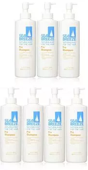 Sea Breeze Освежающее очищающее средство перед мытьем шампунем 200 мл x 7 шт. [Оптовая закупка]