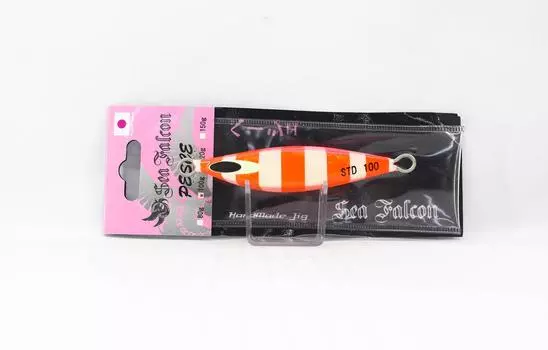 Sea Falcon Metal Jig Pesce 100 грамм 07 Pink Orange Zebra Glow (2853)