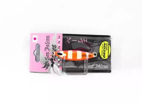 Sea Falcon Metal Jig Pesce 40 грамм 07 Pink Orange Zebra Glow (1986)