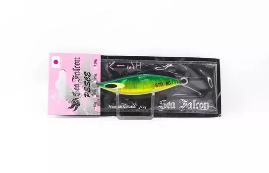 Sea Falcon Metal Jig Pesce 80 грамм 01 Зеленое золото RU (0491)