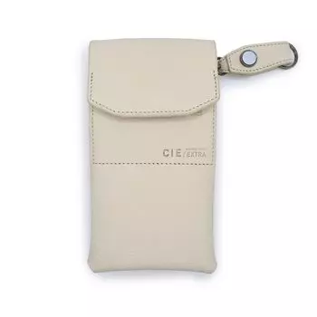 Sea FOLK MOBILE SD S TAUPE Genuine Leather Nubuck with Hook and Reflector Smartphone Shoulder Smartphone Pouch for Men and Women [CIE] -