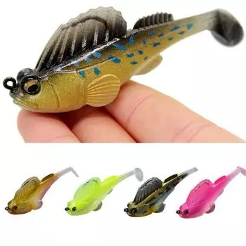 Sea Me Ga Bass Рыболовная приманка Силиконовая искусственная приманка Прочная мягкая приманка