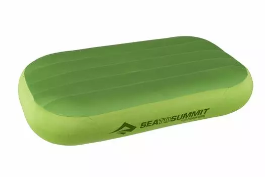 Sea to Summit Aeros Premium Inflatable Travel Deluxe x Lime Pillow, (22 14),