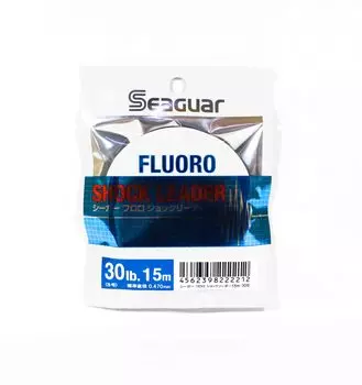 Seaguar Fluorocarbon F Shock Leader Line 15 м Размер 8 - 30 фунтов - 0,47 мм (2212)