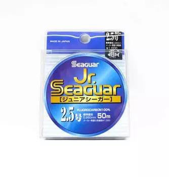 Seaguar Fluorocarbon Jr Leader Line 50 м Размер 2.5 10lb 0.26мм (2268) чистый