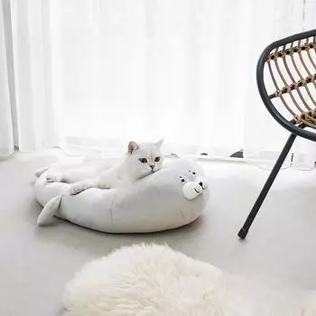Seal Cat Kennel Open Four-season Kennel Winter Washable Small Dog Kennel Teddy Bichon Kennel 69*25*20 cm