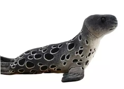 Seal Plush Animal Dog Cute Decorative Gift Pillow, Toy, Toy, Ornament, (Gray) серый