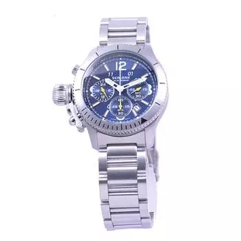 SEALANE Мужская SE47-MBL (Кварцевые мужские часы серии SE47 Sun Flame) Круглые часы из серебристого нержавеющего металла