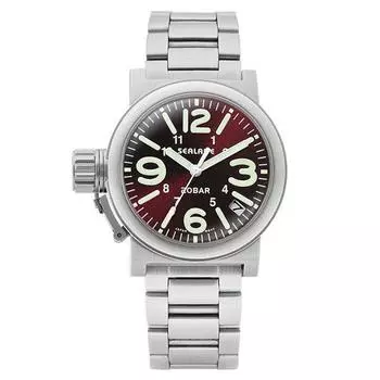 SEALANE Мужская SE51-MBR (Кварцевые мужские часы серии SE51 Sun Flame) Круглые часы серебряные аналоговые