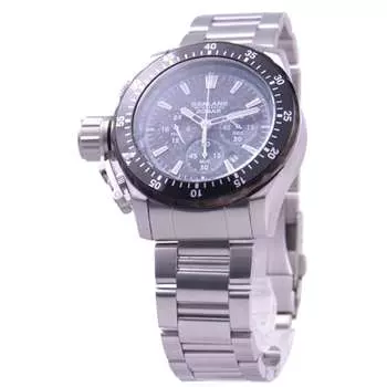 SEALANE Мужская SE55-MBG (Кварцевые мужские часы серии SE55 Sun Flame) Круглые часы из серебристого нержавеющего металла