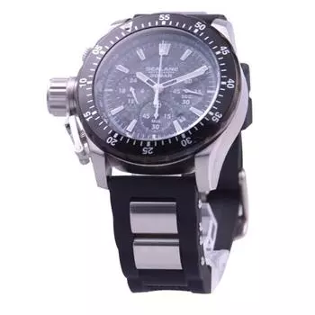 SEALANE Мужская SE55-PBG (Кварцевые мужские часы серии SE55 Sun Flame) Круглые часы из серебристого нержавеющего металла