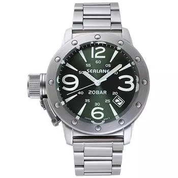 SEALANE Унисекс SE32-MGR (Традиционный японский цвет Мидори Зелёный Солнечный Пламя) часы