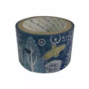 Sealdo Made in Japan Foil Kenji Miyazawa Night Star Sparkling Masking Tape 27mm Width 3m Roll ks-dt-50019