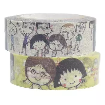 Sealdo Shinzi Katoh Chibi Collaboration Masking Tape 2 Volume Set E Maruko-chan