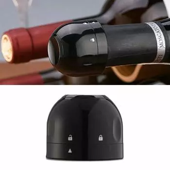 Sealer Stopper Champagne Stopper Leak Proof Sparkling Wine Wine Stopper Cork Silicone 3.9*3.2cm чёрный