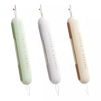 Seam Ripper Needle Threader Seam Ripper 2 in 1 Seam Thread Remover Multifunctional Compact for Needle Work Patterns зелёный