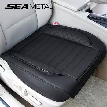 SEAMETAL 1 шт., чехол на переднее сиденье автомобиля, роскошный кожаный чехол для подушки сиденья автомобиля на четыре сезона 1pc front seat бежевый