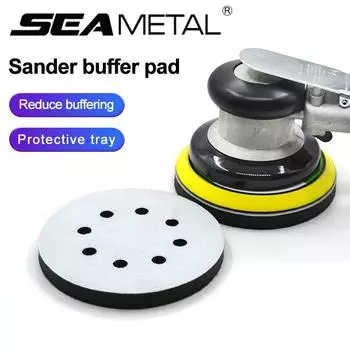 SEAMETAL 2 шт. Мягкая буферная губка для наждачной бумаги 5/6 дюймов утолщенная подушка 5 inches