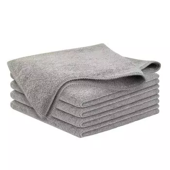 SEAMETAL Автомобильные салфетки из микрофибры Супервпитывающие Моющие Сушащие Чистящие Полотенца Полотенце для Детейлинга Автомобиля Ветоши Инструмент для Чистки 5pcs 25*25cm серый