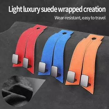 SEAMETAL автомобильный подголовник крючок универсальный скрытый спинка сиденья подвесной крючок для держателя мобильного телефона двойной головкой 360 градусов вращения крючок