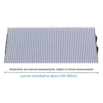 SEAMETAL Автомобильный солнцезащитный козырек, выдвижной, складной, светоотражающая пленка, солнцезащитный козырек от УФ-излучения для автомобиля 45/70 см