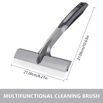 SEAMETAL Автомобильный Т-образный скребок для очистки, Автомобильный скребок для снега для переднего/заднего стекла и кузова серый