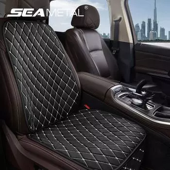 SEAMETAL Чехлы для автомобильных сидений Чехол для переднего сиденья автомобиля в салоне Универсальные защитные коврики на все четыре сезона Чехлы для сидений front seat+backrest чёрный