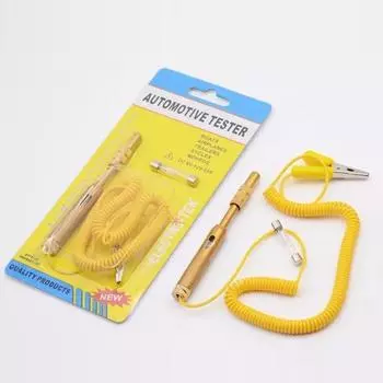 SEAMETAL DC 6V/12V/24V Automotive Test Electric Pen Repair Test Light Circuit Electrician Test Pen for Vehicle Repair and Detection Tools золотой