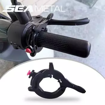 SEAMETAL Круиз-контроль для мотоцикла Дроссельная заслонка Универсальные аксессуары для постоянной скорости Мотоциклетные ручки акселератора для мотоцикла 1pc чёрный