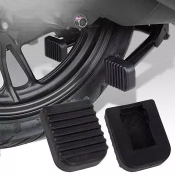 SEAMETAL Мотоциклетная подставка для ног, удлинитель, противоскользящее крепление, аксессуар, компонент боковой подставки 1pc чёрный