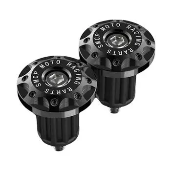 SEAMETAL Мотоциклетные рули Наконечники руля Заглушки для руля Универсальные аксессуары для защиты руля мотоцикла чёрный