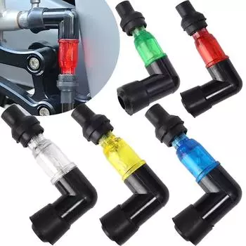 SEAMETAL Мотоциклетный колпачок для вспышки зажигания Универсальный колпачок высокого давления Аксессуары для модификации мотоцикла 1pc красный