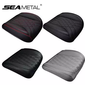 SEAMETAL передний чехол для автомобильного сиденья из искусственной кожи, подушка для сиденья, защита автомобильного сиденья на четыре сезона Type A чёрный