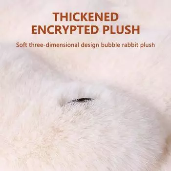 SEAMETAL Plush Car Seat Cover Thicken Winter Warm Auto Seat Cushion Ultra-Soft Universal Front Rear Vehicle Seat Protector Cover