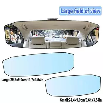 SEAMETAL широкоугольное выпуклое зеркало заднего вида с антибликовым покрытием салона автомобиля заднего вида детское сиденье часы солнцезащитный козырек зеркальные чехлы Small