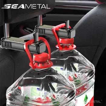SEAMETAL спинка автомобильного сиденья, скрытый крючок, невидимая задняя многофункциональная подставка для мобильного телефона, аксессуары для интерьера 1 piece чёрный