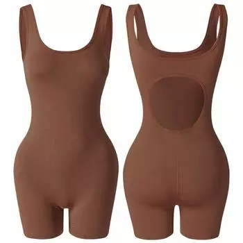 Seamless Slim Fit Shapewear Tummy Control Slimmer Body Shapers Ins Bikini Bodysuits Ladies M