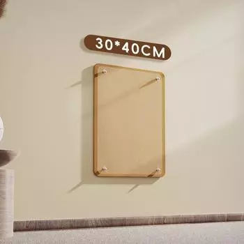 Seamless Wall-mounted Sisal Cat Scratch Pad, Edge-locking Pet Pad, Sofa Protection Pad 30*40cm бежевый