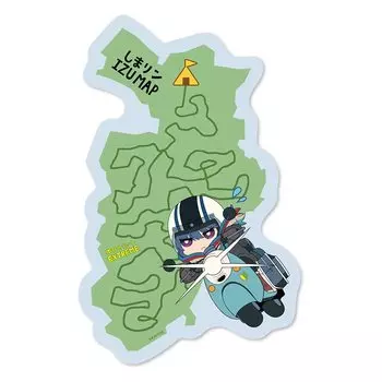 SEASON2 Shimarin IZU MAP Mouse Pad Yurucamp