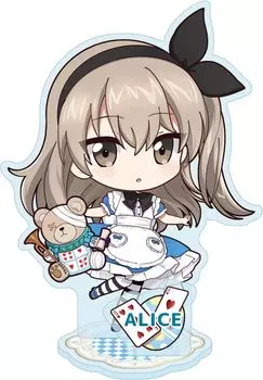 Сезонные растения Девушки Panzer Final Chapter Шимада Боко Алиса в стране чудес Пучичоко Акриловая подставка и [Ari & B] вер.