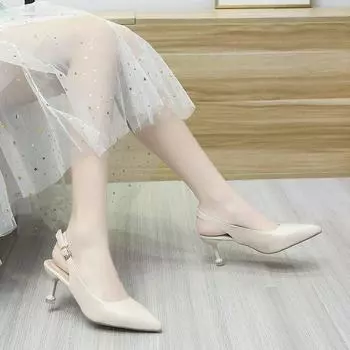 Seasonal spot 2025 new leather fashion single shoes Korean version fairy style small leather shoes work shoes 35 белый
