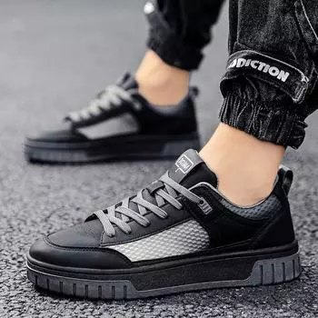 сезоны новые мужские низкие трендовые кроссовки для серфинга дышащие спортивные кроссовки для отдыха модные молодежные туфли на плоской подошве маленькие белые туфли мужские оптом 39