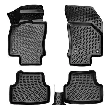 Seat Arona (After 2017) High-Quality and Durable Rubber Car Floor Mats - Odorless, Non-Slip, Long-Lasting