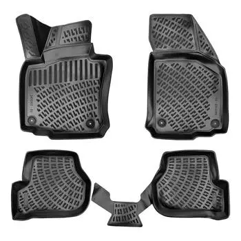 Seat Toledo (2004-2009) High-Quality and Durable Rubber Car Floor Mats - Odorless, Non-Slip, Long-Lasting