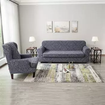 Seater жаккардовый раздельный чехол для дивана, эластичные чехлы для диванов, моющийся чехол для гостиной, дивана с чехлом для подушки, диван Bezug One-seater