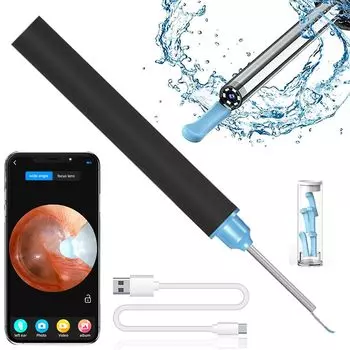 seathestars Earpick Camera Wifi Wireless Ear Scope 10 мегапикселей Ultra Fine Lens Reversing Earpick USB Charge Earpick Scope Ear Cleaning 3,5 мм