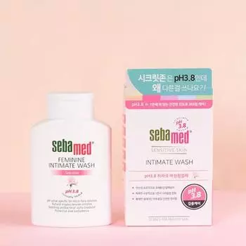 Себамед Средство для интимной гигиены pH 3,8 (женское очищающее средство) 200мл, корейская женская продукция