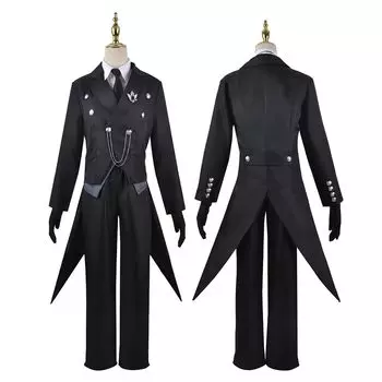 Sebastian Cosplay Cosplay Meter Card Ellis Tailcoat Butler Clothes Sebasuchan Black Butler Cosplay Costume Disguise Stage Production Clothes Daily