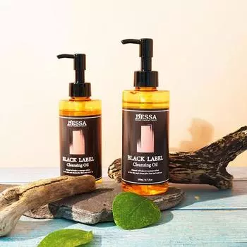 Sebum dissolving oil sebum softener Dessa Sebum blackhead dissolving black label cleansing oil, 1 piece, 200ml